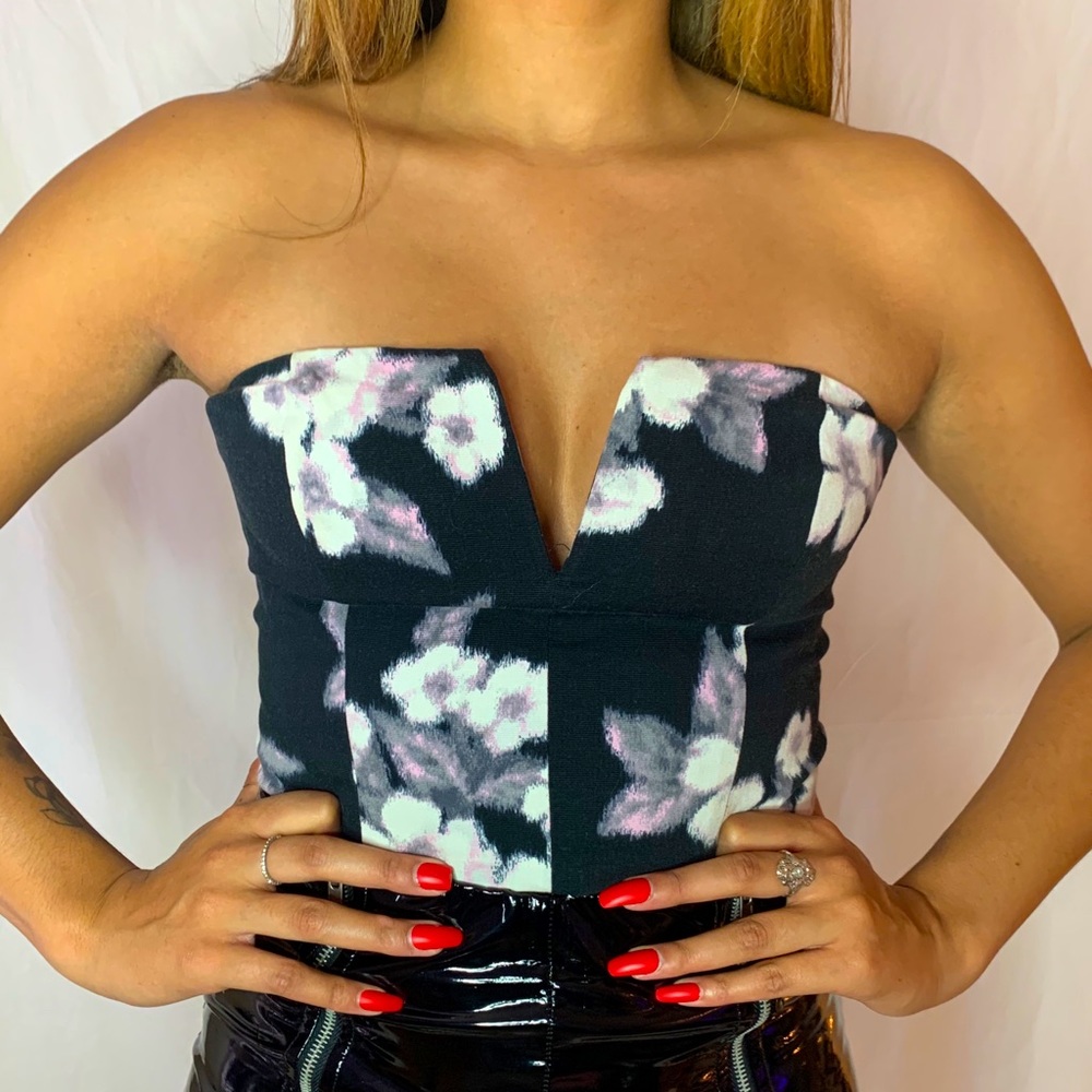 Floral corset